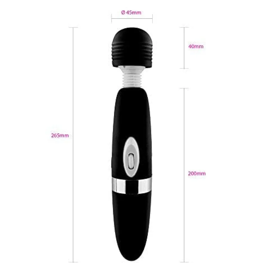 marielove Magic Wand Vibrator King Kong Massager Schwarz