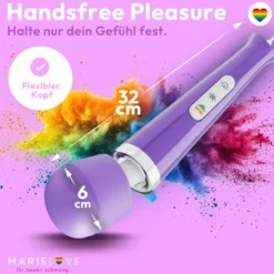 marielove Magic Wand Vibrator Magic Wand Netz Lila