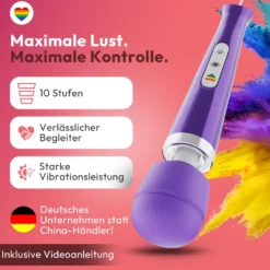 marielove Magic Wand Vibrator Magic Wand Netz Lila