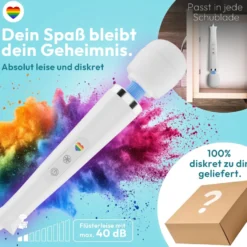 marielove Magic Wand Vibrator Magic Wand Netz Weiß