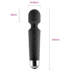 marielove Magic Wand Vibrator mini iWand Schwarz