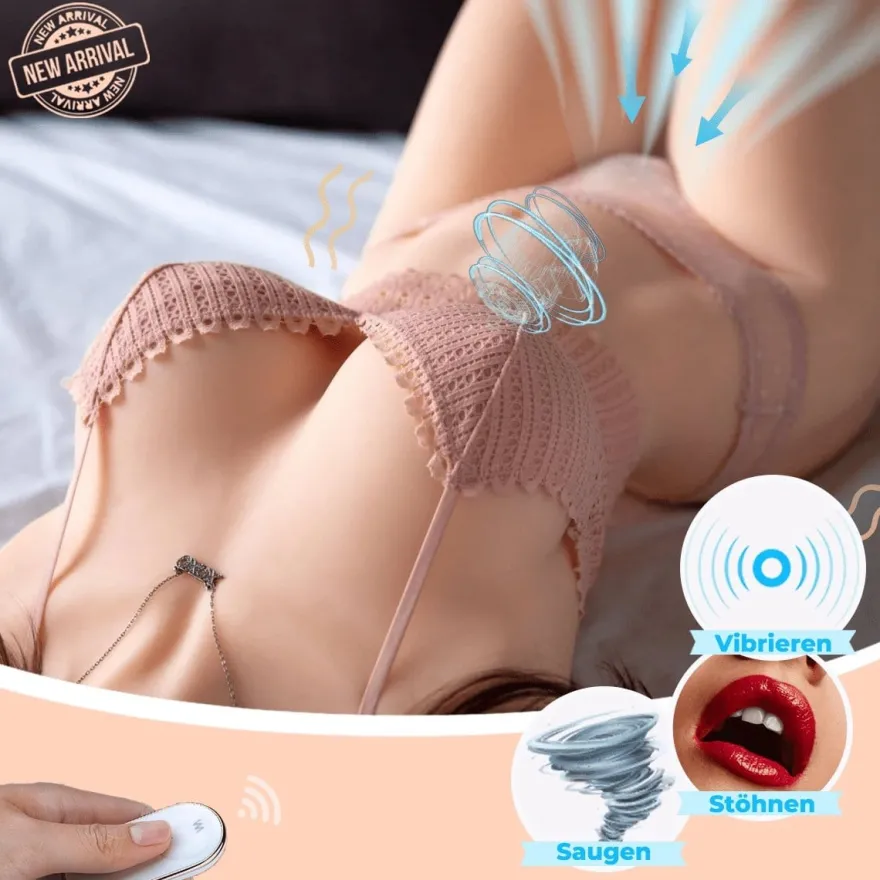 marielove Masturbator Torso Jessys Körper mit Vibration und Stöhnfunktion