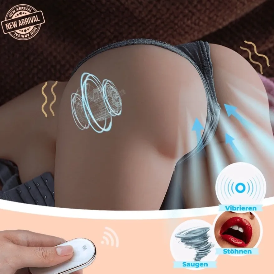 marielove Masturbator Torso Olia-Pia Körper mit Vibration und Stöhnfunktion