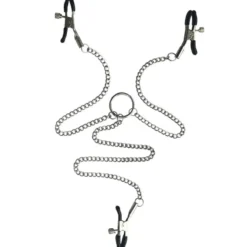marielove Nippelklemmen Nippelklemmen 3er mit Kette