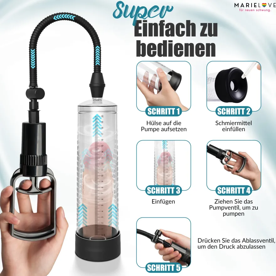 marielove Penis Pumpe mit Zugriff
