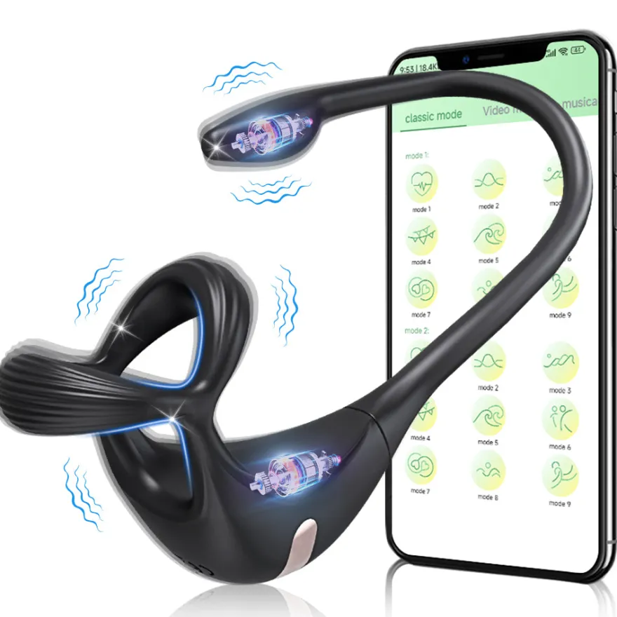 marielove Penisring mit Plug und App