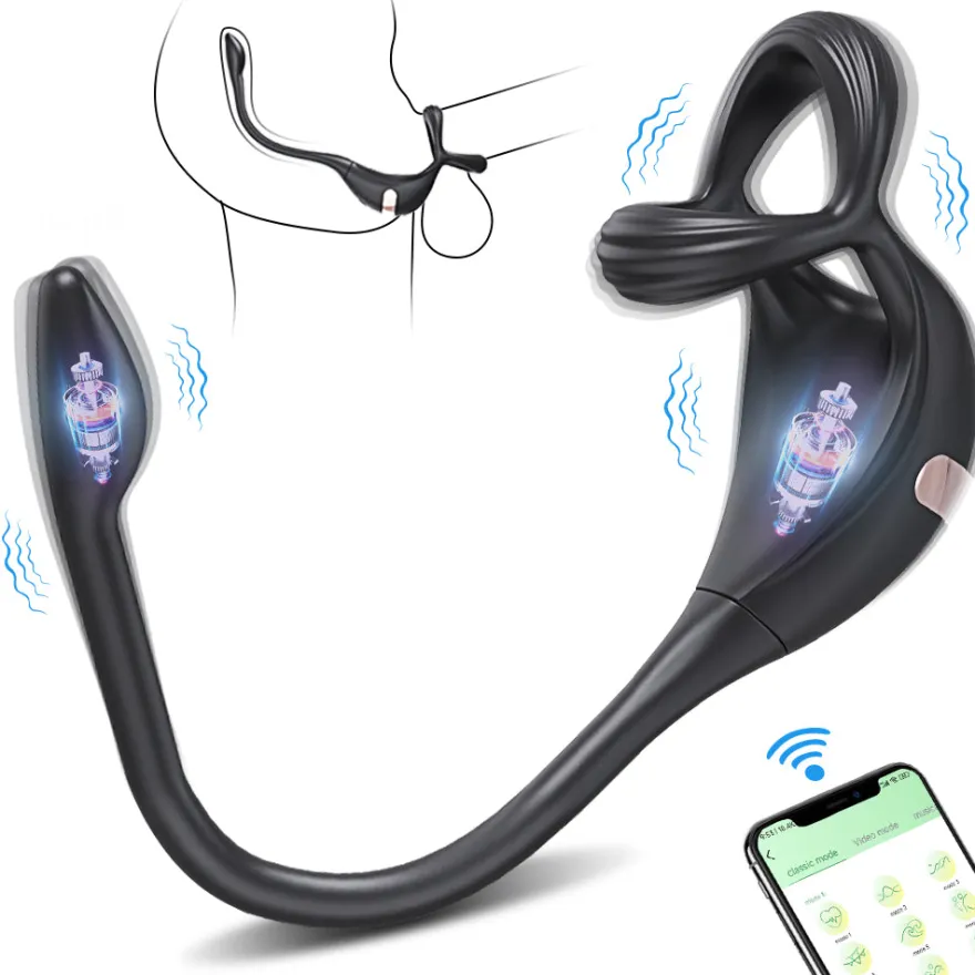 marielove Penisring mit Plug und App