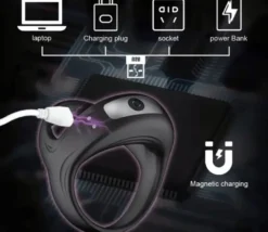 marielove Penisring Penis-Hoden-Ring inklusive Vibrator