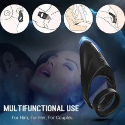 marielove Penisring Penis-Hoden-Ring mit Vibrator