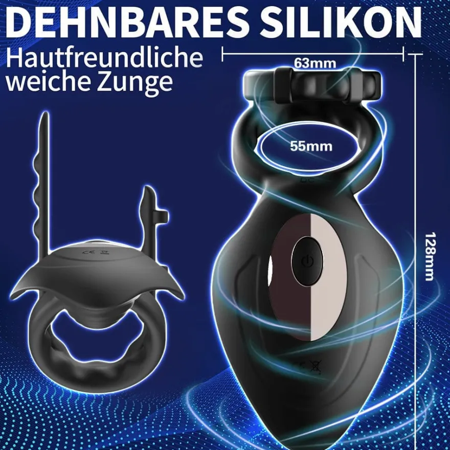 marielove Penisring Zunge mit App