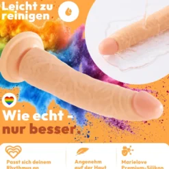 marielove Saugnapfdildo 21cm Dildo mit Saugnapf