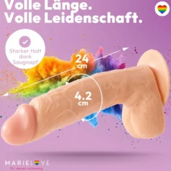 marielove Saugnapfdildo Dildo Paul 24cm