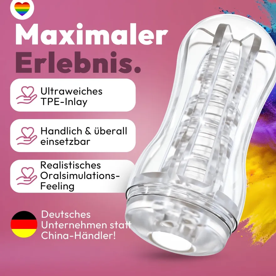 Masturbator Taschenmuschi 18 cm 3 Texturen