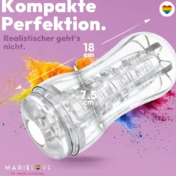 Masturbator Taschenmuschi 18 cm 3 Texturen