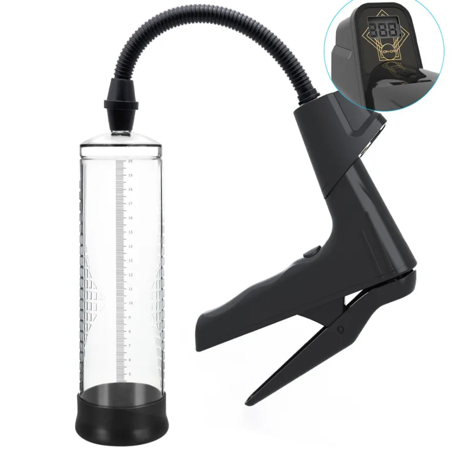 Penispumpe mit digitalem Manometer