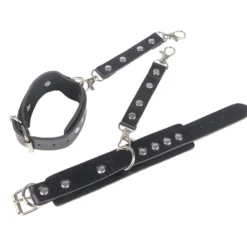 Sexy Bondage Gürtel Beinring PU Leder Kette Punk Strap verstellbar