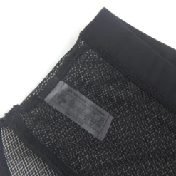 Sexy Schwarze Mesh Panty mit offenem Rücken, 88% Polyamid, 12% Elastan, transparent