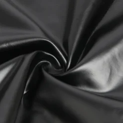 Sexy Schwarzes PU-Leder Lingerie Set – Spitze & Kunstleder, verführerische Dessous
