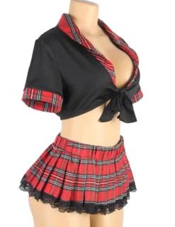 Sexy Student Uniform Minirock – High-Quality College Style Cosplay Outfit