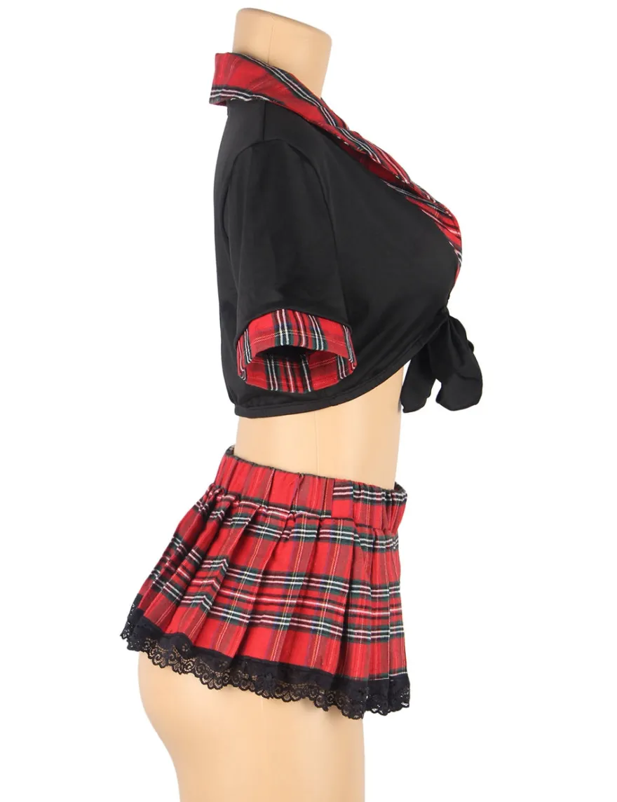 Sexy Student Uniform Minirock – High-Quality College Style Cosplay Outfit
