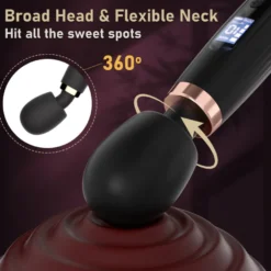 Vibrator Magic Wand Stimulation Vagina GM-544 Schwarz