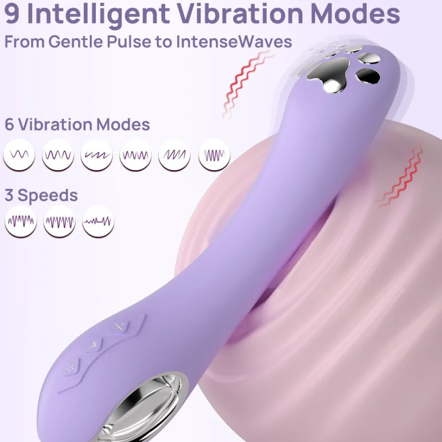 Vibrator Stimulation Klitoris Vagina GM-564 Lila