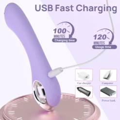 Vibrator Stimulation Klitoris Vagina GM-564 Lila