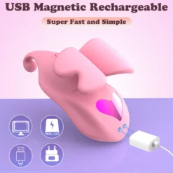 Vibrator Stimulation Klitoris Vagina GM-517 Rosa
