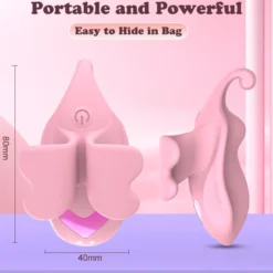 Vibrator Stimulation Klitoris Vagina GM-517 Rosa