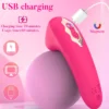 Vibrator Stimulation Klitoris Vagina GM-533 Schwarz