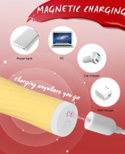 Vibrator Stimulation Klitoris Wasserdicht USB GM-280 Gelb