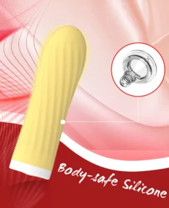 Vibrator Stimulation Klitoris Wasserdicht USB GM-280 Gelb