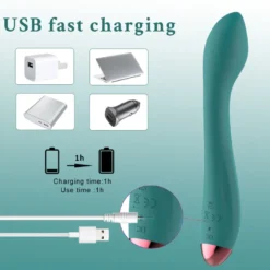 Vibrator Stimulation Klitoris Wasserdicht USB GM-455 Grün