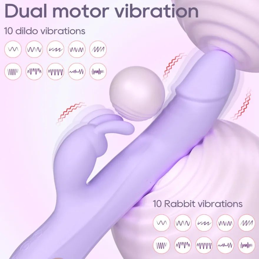 Vibrator Stimulation Klitoris Wasserdicht USB GM-567 Lila