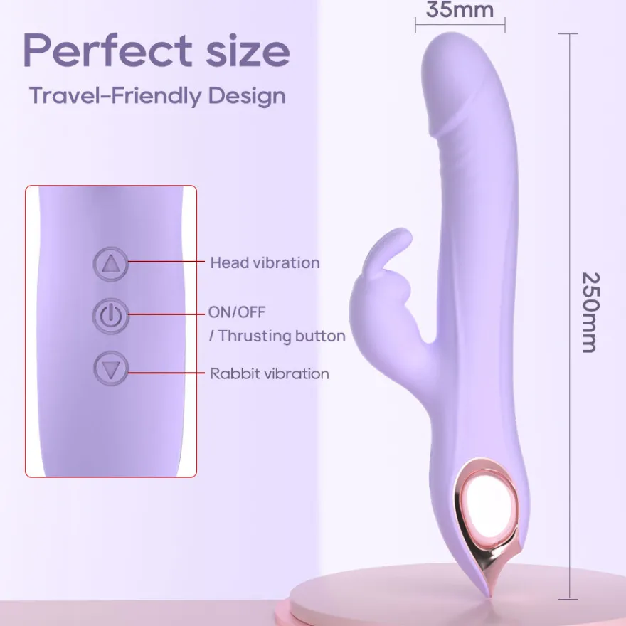 Vibrator Stimulation Klitoris Wasserdicht USB GM-567 Lila