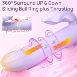Vibrator Stimulation Klitoris Wasserdicht USB GM-562 Lila