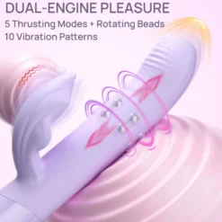 Vibrator Stimulation Klitoris Wasserdicht USB GM-562 Lila