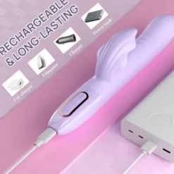Vibrator Stimulation Klitoris Wasserdicht USB GM-562 Lila