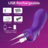 Vibrator Stimulation Klitoris Wasserdicht USB GM-262 Lila