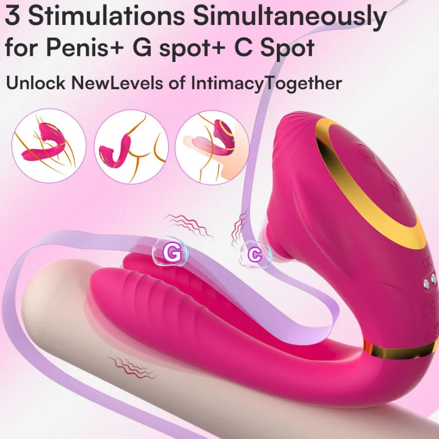 Vibrator Stimulation Klitoris Wasserdicht USB GM-678 Pink