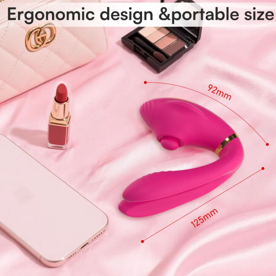 Vibrator Stimulation Klitoris Wasserdicht USB GM-678 Pink