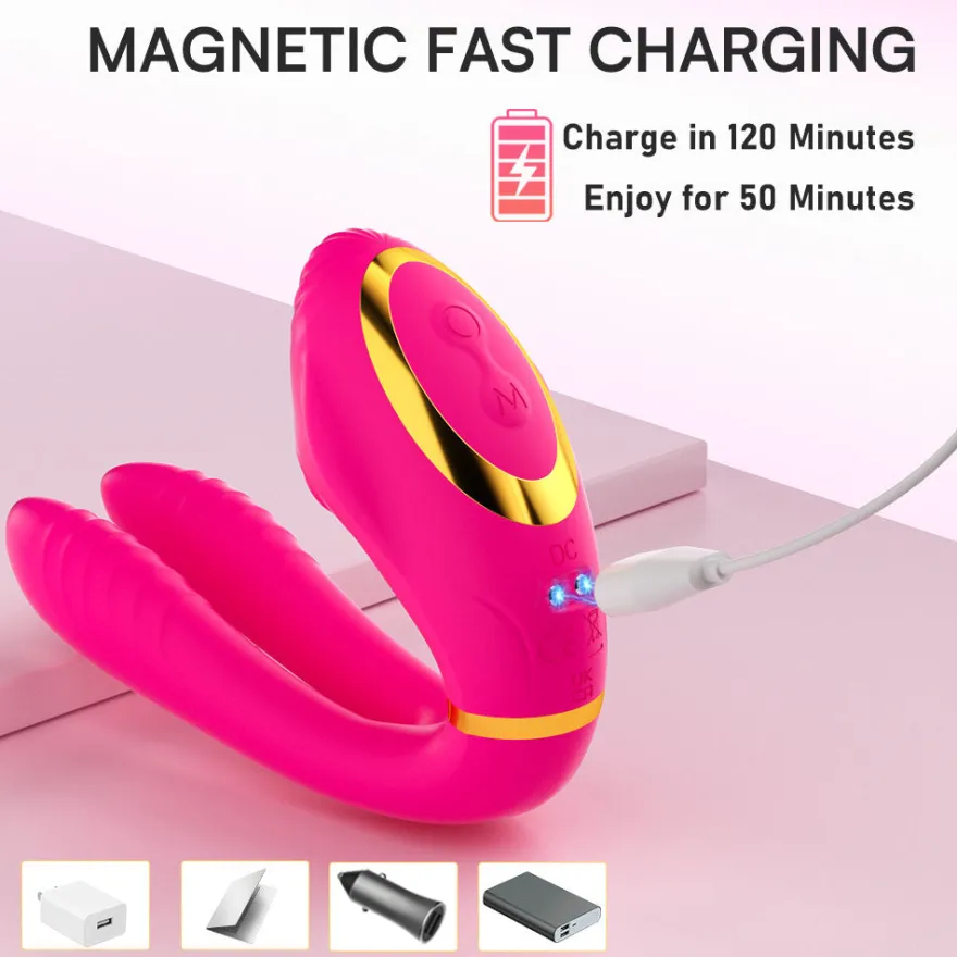 Vibrator Stimulation Klitoris Wasserdicht USB GM-678 Pink