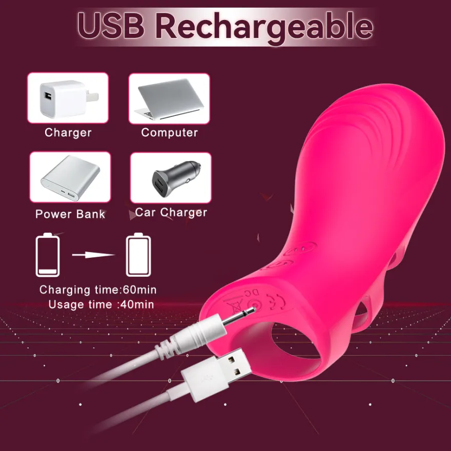 Vibrator Stimulation Klitoris Wasserdicht USB GM-415 Pink