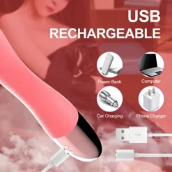 Vibrator Stimulation Klitoris Wasserdicht USB GM-361 Rosa