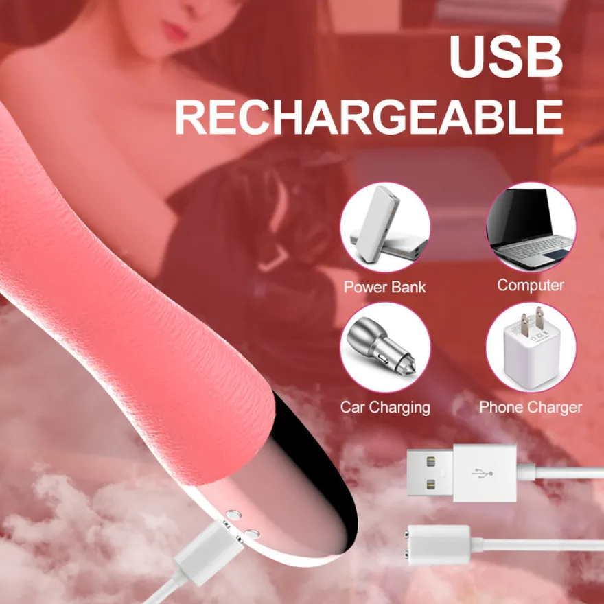 Vibrator Stimulation Klitoris Wasserdicht USB GM-361 Rosa