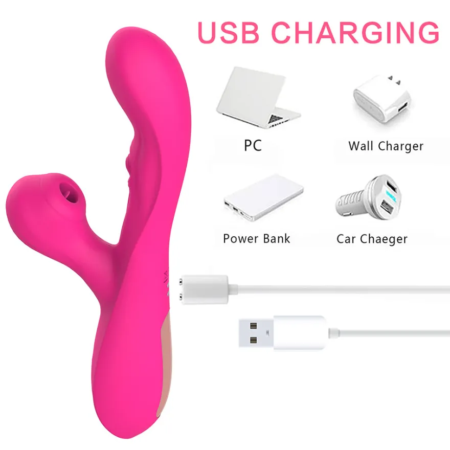 Vibrator Stimulation Klitoris Wasserdicht USB GM-323 Rosa