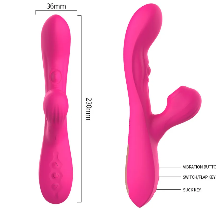 Vibrator Stimulation Klitoris Wasserdicht USB GM-323 Rosa