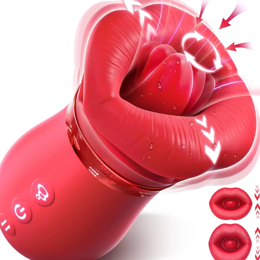 Vibrator Stimulation Klitoris Wasserdicht USB GM-468 Rot