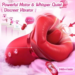 Vibrator Stimulation Klitoris Wasserdicht USB GM-468 Rot