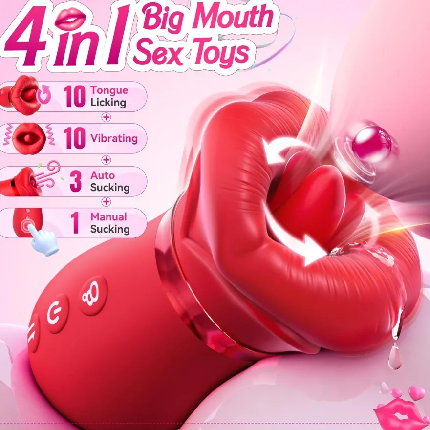Vibrator Stimulation Klitoris Wasserdicht USB GM-468 Rot